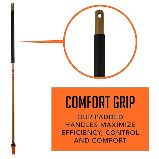 SWOPT Garage Kit — Includes 48” and 60” Wooden Handles, Smooth Surface Push - Image 4