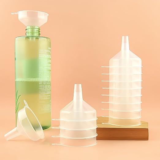 Small Funnels 4 Pack Food Grade Funnel Easily Transfer Liquids Granules Powders - Image 5