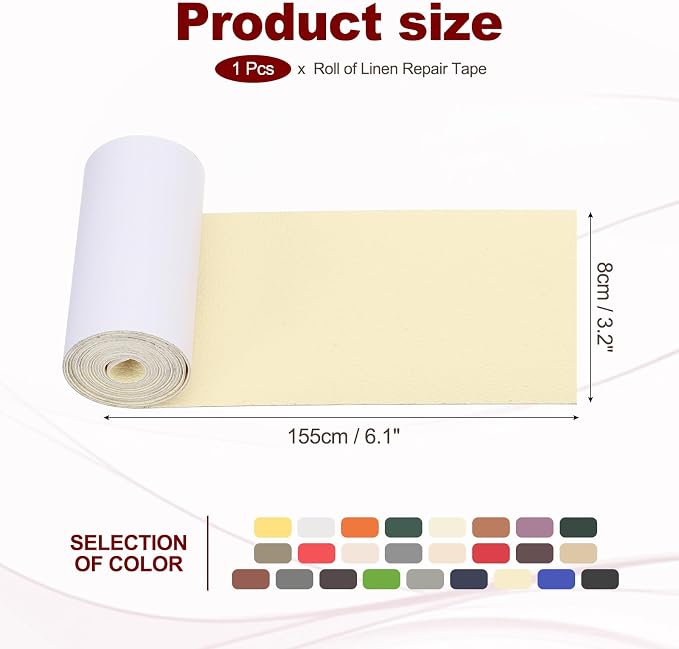 PATIKIL Leather Patches Tape for Furniture, 3.2 x 61 Inch Self Adhesive Vinyl - Image 2