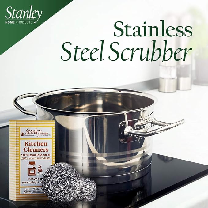 Stanley Home Products Stainless Steel Kitchen Scouring Cleaners - Image 3
