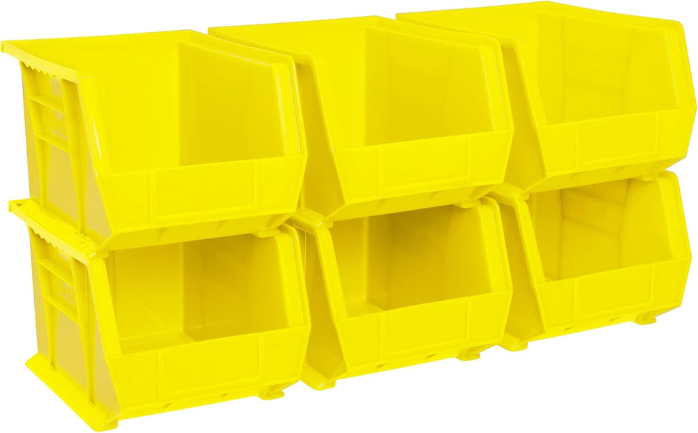 Akro-Mils 30239 AkroBins Plastic Storage Bins, 11"x8"x7", Yell...