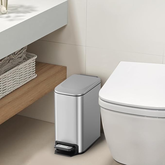Cesun Small Bathroom Trash Can - Image 2