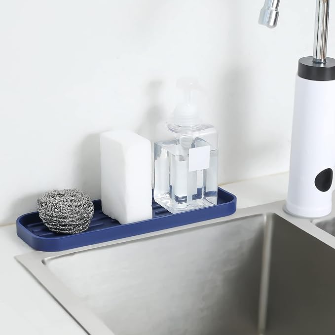 Silicone Kitchen Sink Organizer Tray - Image 8
