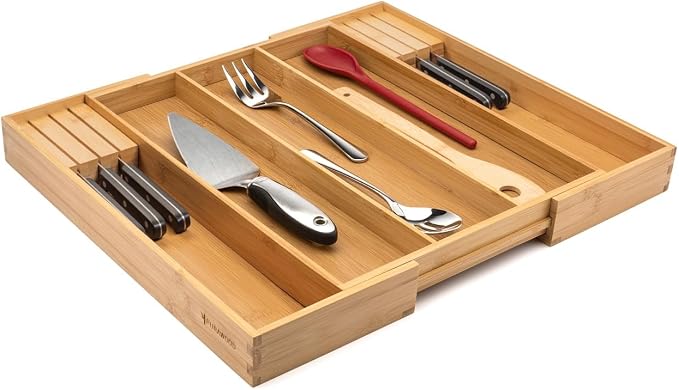 Purawood Kitchen Drawer Organizer - Image 5