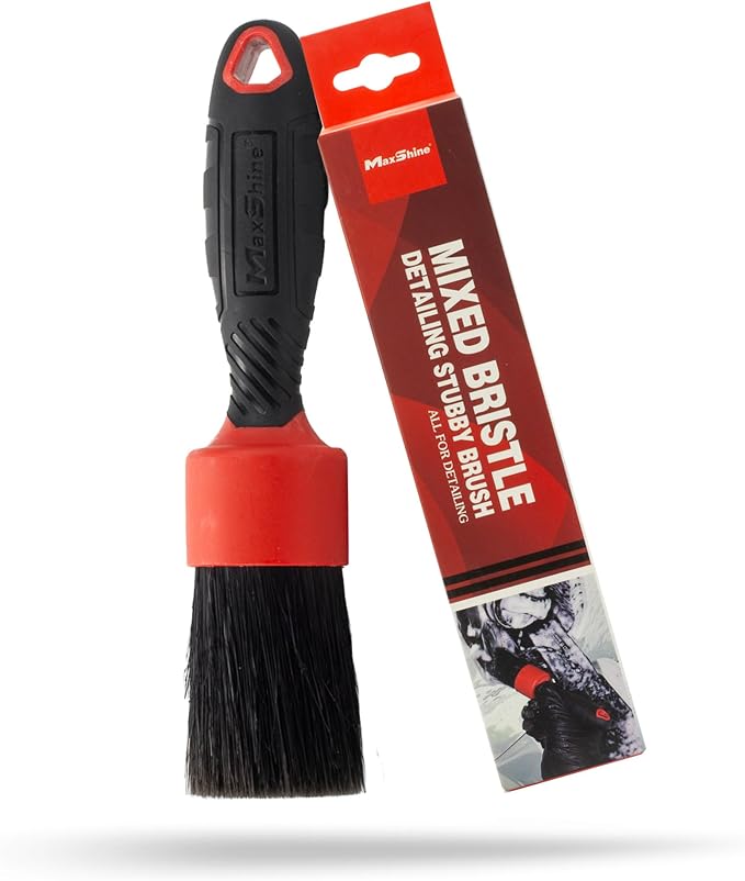 Maxshine Stubby Boar Hair Detailing Brush by Maxshine