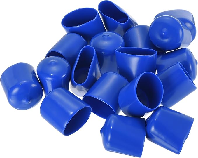 uxcell 20pcs Rubber End Caps 23mm ID Vinyl Round Tube Bolt Cap Cover Screw - Image 4