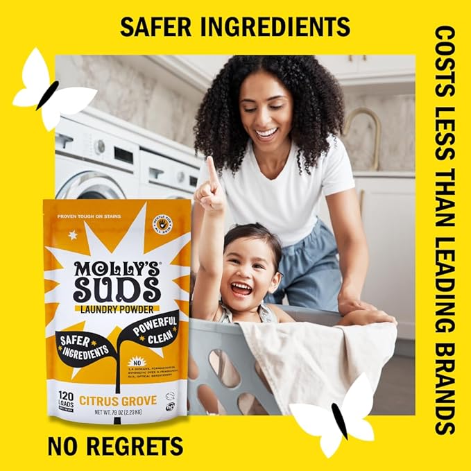 Molly's Suds Original Laundry Detergent Powder | Clean Laundry Detergent Powder - Image 4