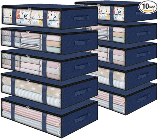 StorageRight Under Bed Storage Bins, Breathable Organizer by StorageRight