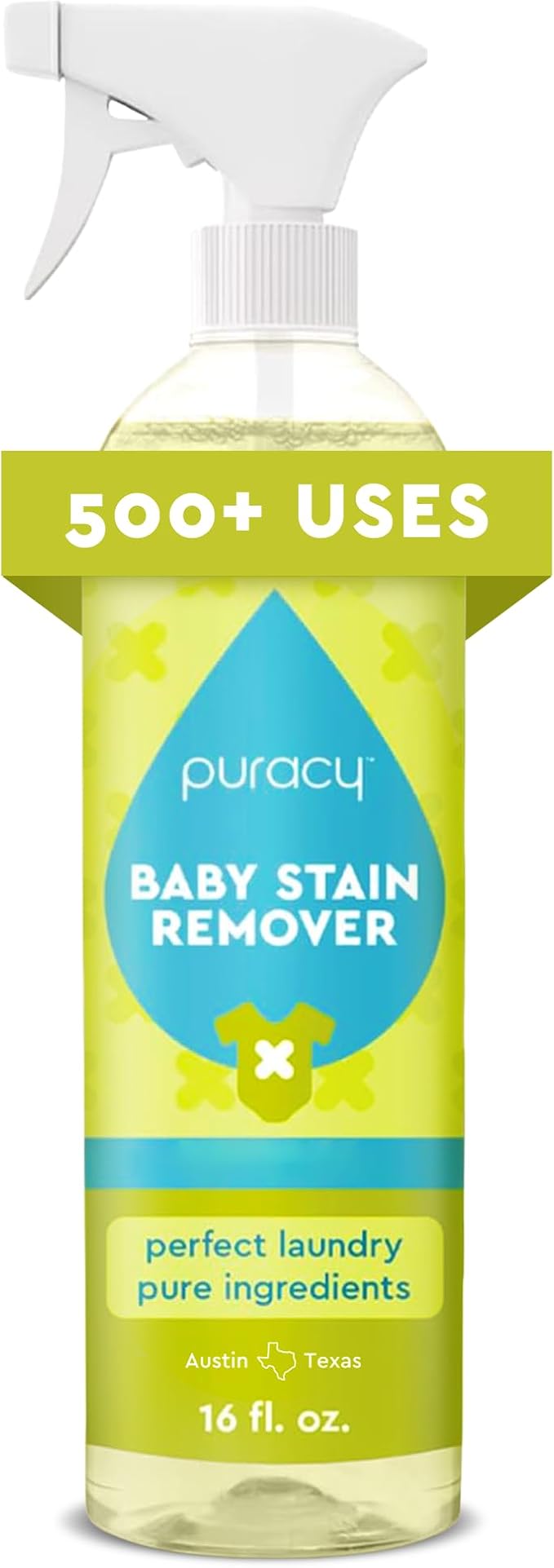 Puracy Stain Remover for Baby Clothes and Cloth Diapers, Newborn Baby by Puracy