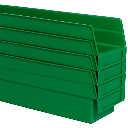 Akro-Mils 30120 Plastic Shelf Bins, Heavy Duty Storage Bins