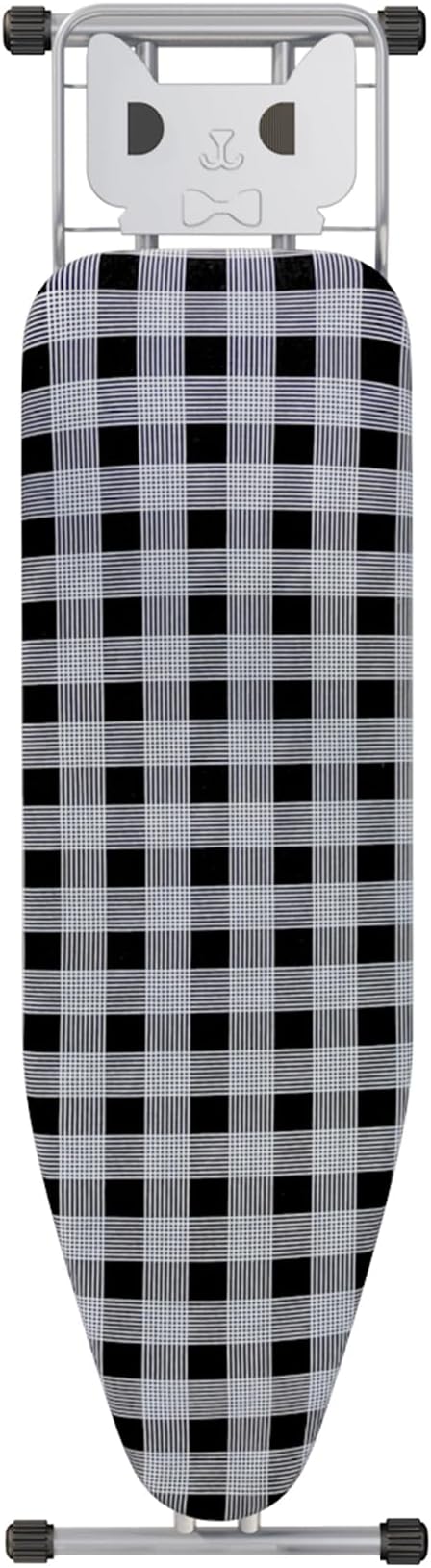 Ironing Board 13" X 43" W/Extra Thick Heavy Duty Padded Cover, Height Adjustable by Jakeefud