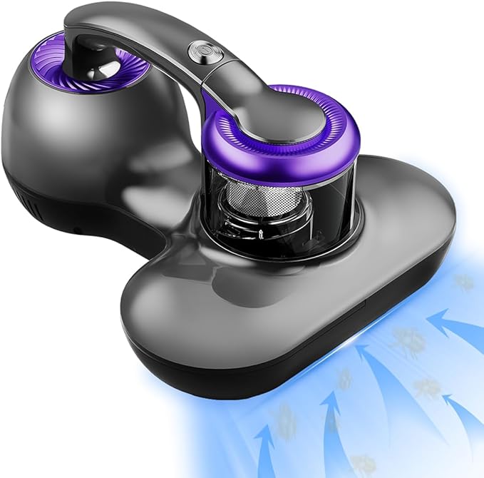 Mattress Vacuum Cleaner, Handheld UV Bed Vacuum Cleaner 16KPa & 12800 by Hersven