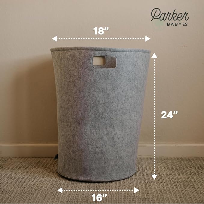 Parker Baby Co. Nursery Laundry Hamper - Image 6