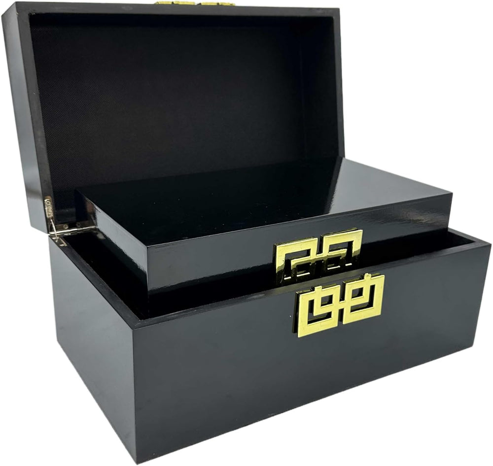 Galt International Storage Box Set Decorative Storage Box w/Hinged Lid Classic