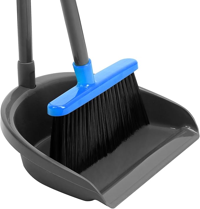 Broom and Dustpan Set ，Long Handle Broom by REEWII