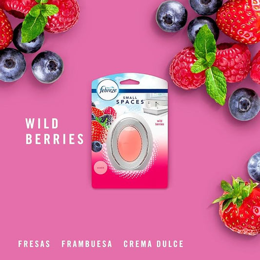 Febreze Small Spaces Air Freshener, Wild Berries, Odor Fighter - Image 2