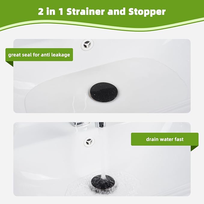 Universal Bathroom Sink Drain Strainer Hair Catcher Upgraded - Image 5