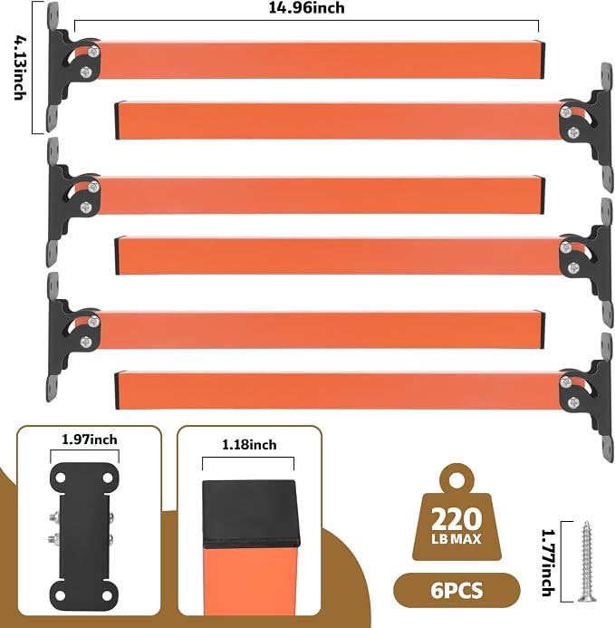 lumber storage rack, Heavy Duty Metal Lumber Storage Rack - Image 3