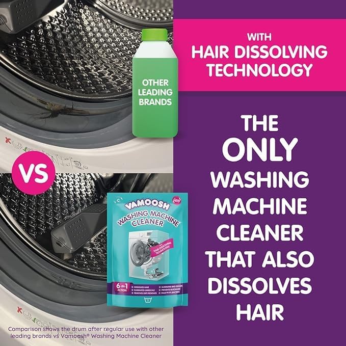 Vamoosh 6-in-1 Washing Machine Cleaner | Dissolves Pet Hair | No Harmful - Image 2