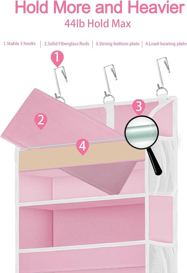1 Pack Over The Door Storage Organizer - Image 3