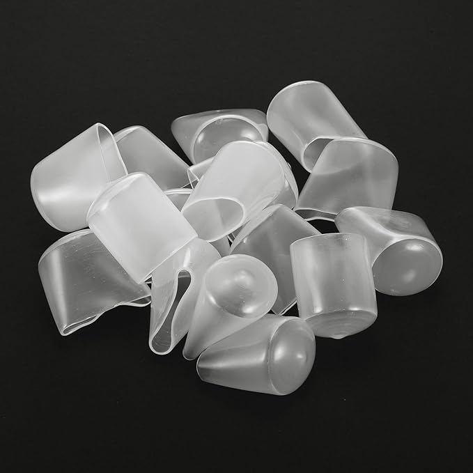uxcell 20pcs Rubber End Caps Protective Caps 28mm ID Vinyl PVC Round Tube Bolt - Image 4
