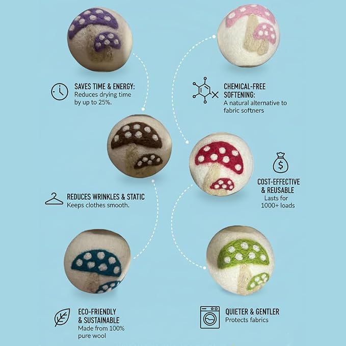 Ezhippie Quality Wool Dryer Balls - Image 3