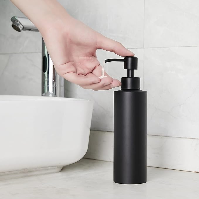 Soap Dispenser, Matte Black - Image 4