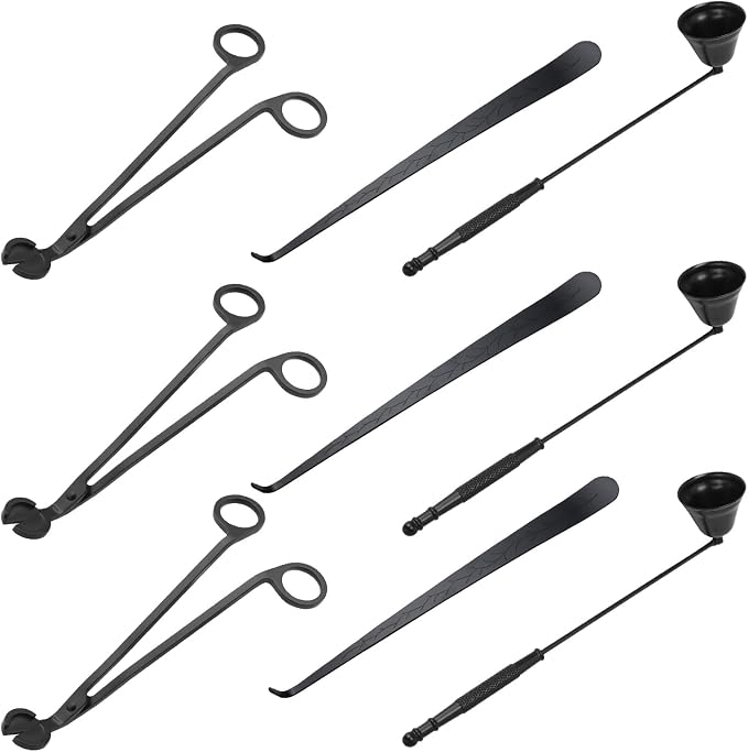 3 in 1 Candle Accessory Set, Premium Candle Wick Trimmer, Candle Snuffer by Unknown