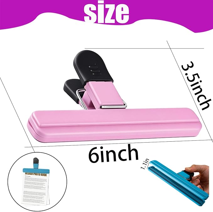6 Pack Heavy Duty Bag Clip - Image 2