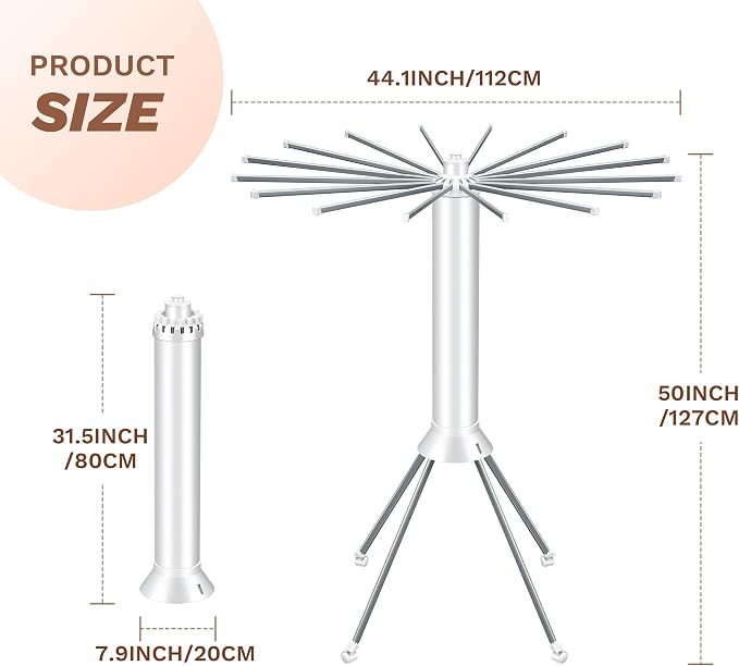 4-Legged Foldable Clothes Drying Rack - Image 6