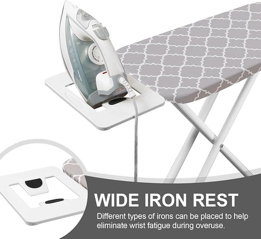 Ironing Board, Foldable Ironing Board Adjustable Height Compact Iron Board - Image 2