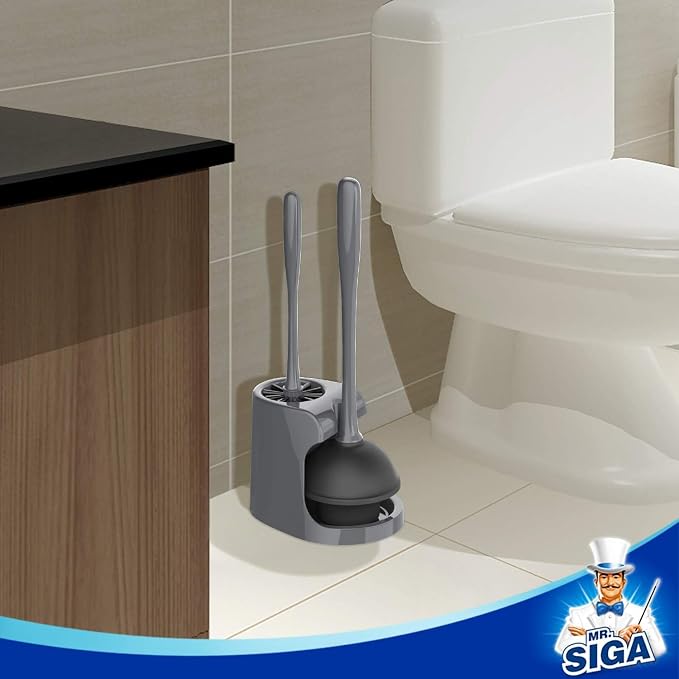 MR.SIGA Toilet Plunger and Bowl Brush Combo - Image 8