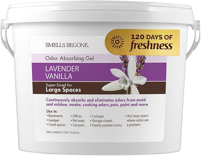 SMELLS BEGONE 1-Gallon Odor Absorber Gel by SMELLSBEGONE