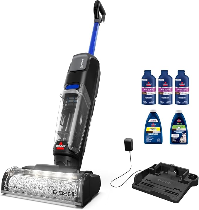 BISSELL Crosswave Cordless Plus, Wet Dy Vacuum w/FurFinder Headlights + Super by BISSELL