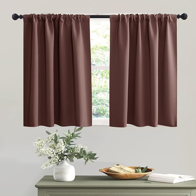 RYB HOME Blackout Curtains for RV Camper Windows, Privacy Thermal Insulating by RYBHOME