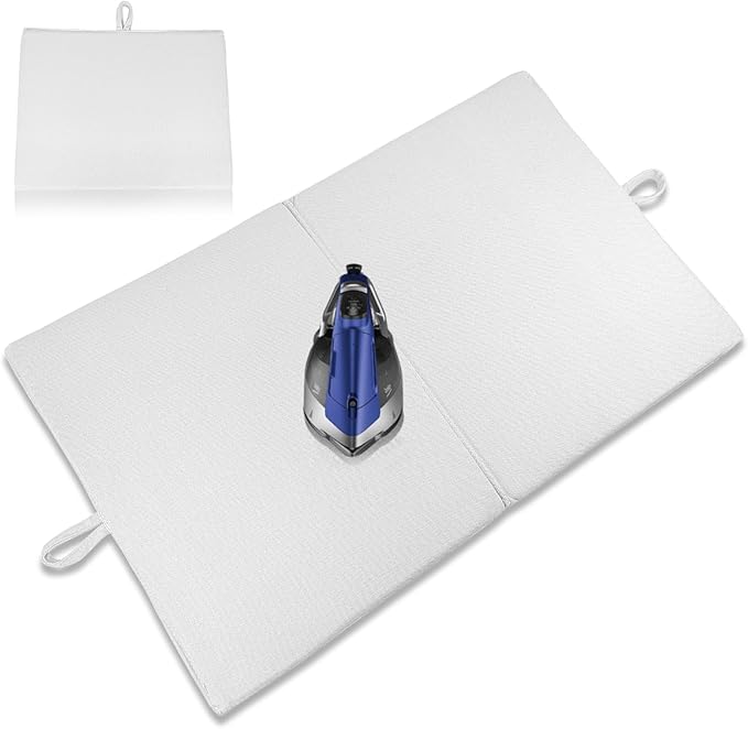 24" x 16" Ironing Mat Foldable, Portable Small Thickened Heat Resistant Cotton by MTZRFLL