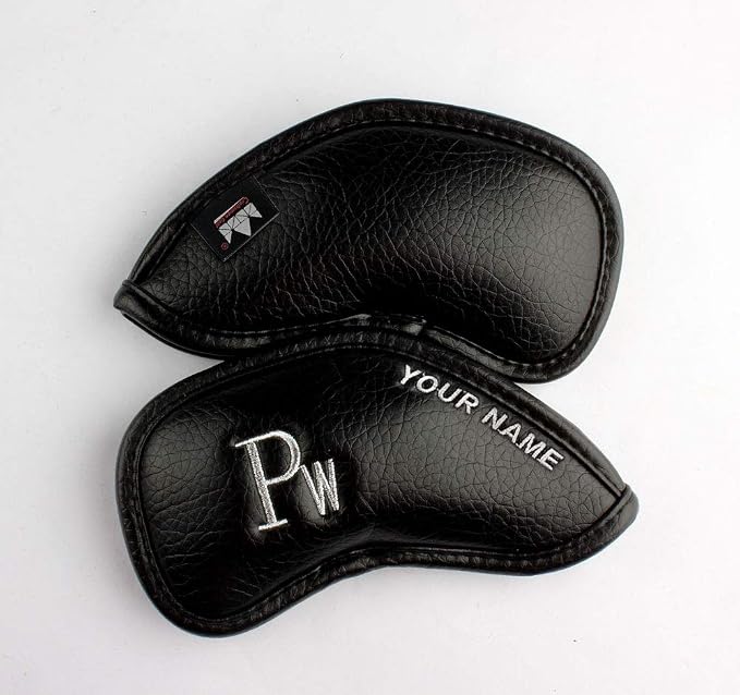 CRAFTSMAN GOLF 12pcs or 1pc Thick Synthetic Leather Golf Iron Head Covers Set - Image 3