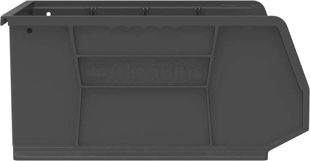 Akro-Mils 30250 AkroBins Plastic Storage Bins, 15"x16"x7", Bla...