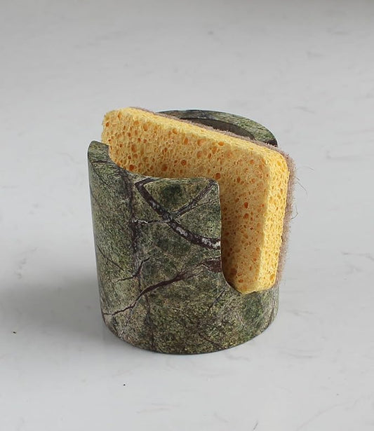 Natural Green Marble Sponge Holder by Nawgnail