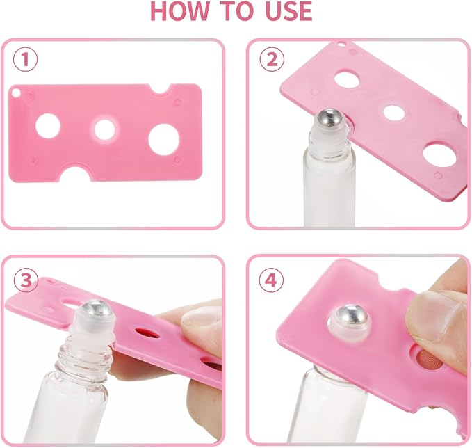 12 Pack 10ml Empty Roller Bottles - Image 4