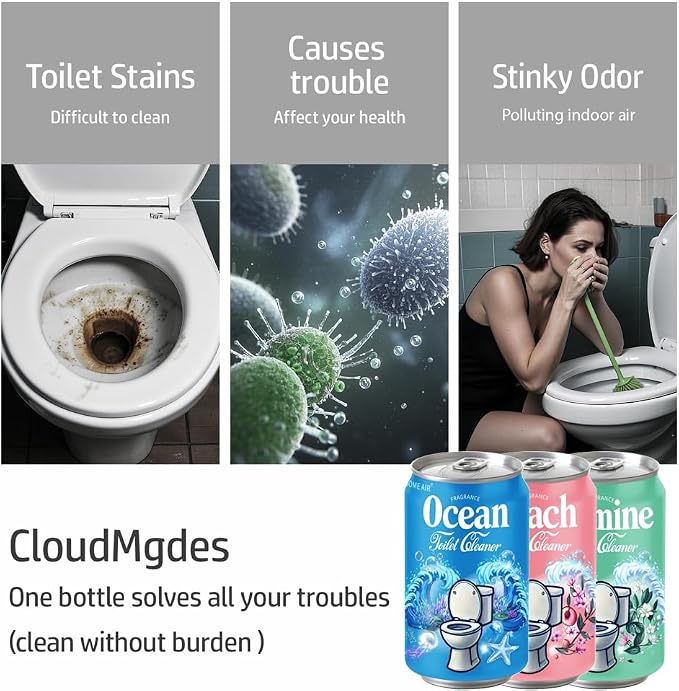 Beverage can Toilet Bowl Cleaner, Septic Toilet Bowl Tablets in Bottles - Image 3