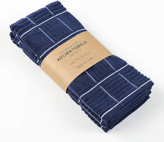 Anyi 100% Cotton Kitchen Towels, Absorbent Dish Towels - Image 2