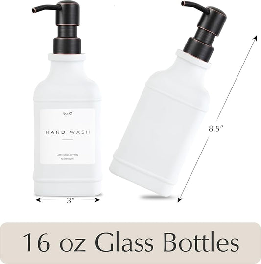 Emerson Essentials Soap Dispenser, Dish Soap Dispenser, Farmhouse Bottles - Image 2