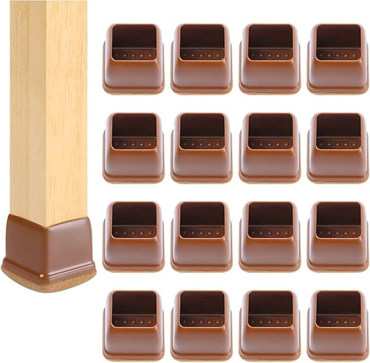 Ezprotekt 24 Pcs Square Chair Leg Floor Protectors by VisittheEzprotekt