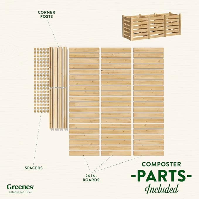 Greenes Fence Cedar Wood Composter - Image 5