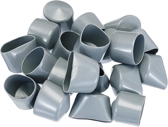 uxcell 20pcs Rubber End Caps 35mm ID Vinyl PVC Round Tube Bolt Cap Cover Screw - Image 4