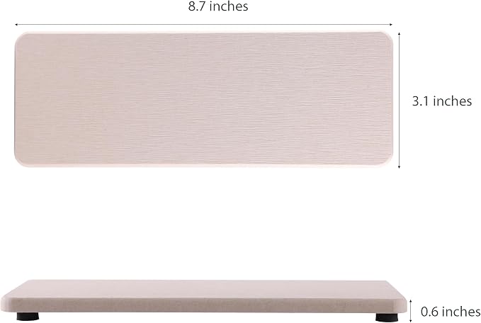 2 Pcs Water Absorbing Stone Trays, Kitchen/Bathroom Sink Soap Dish, Diatomite - Image 4