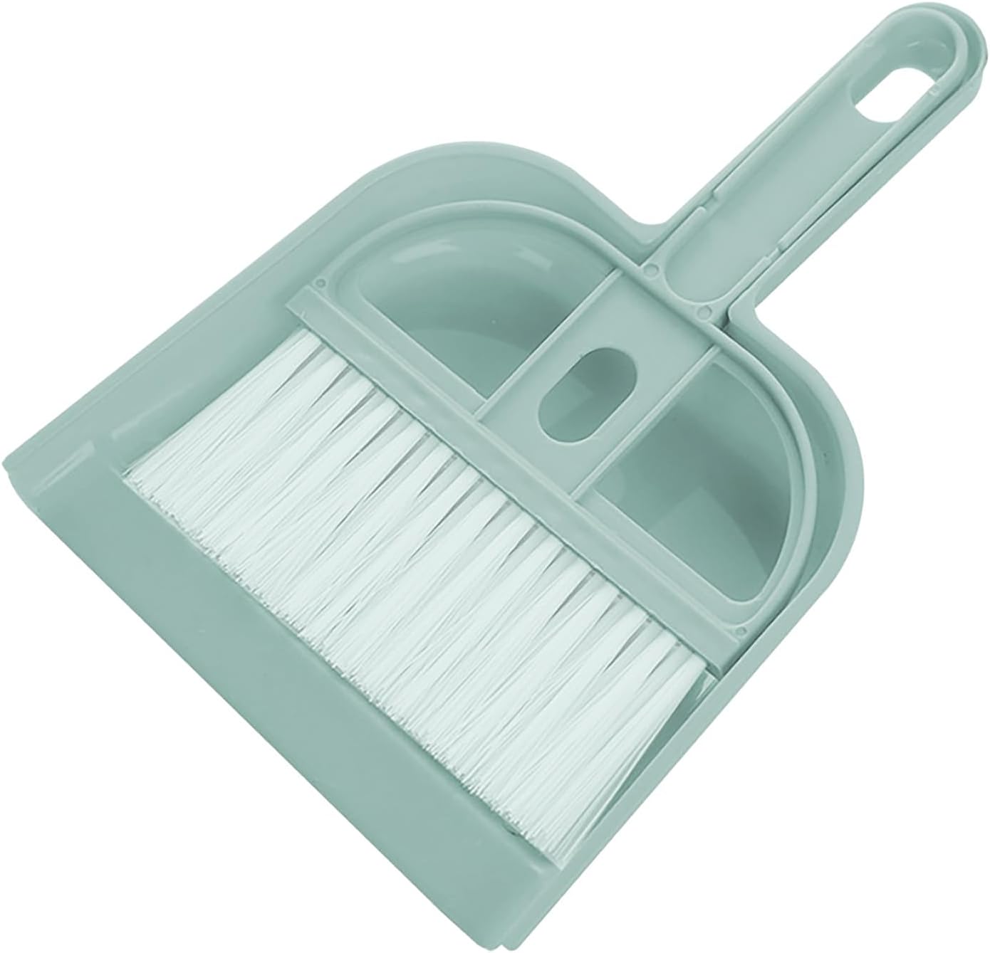 Generic Efficient Hand Dustpan and Brush Set, Portable Mini Broom Dustpan Combo for Desktop, Pet Hair Cleaning Tool for Students & Pet Owners (#12)