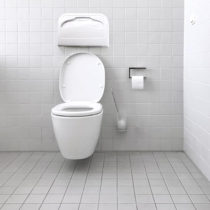 EZbrnd Wall Mount Half-Fold Toilet Seat Cover Dispenser - Image 6