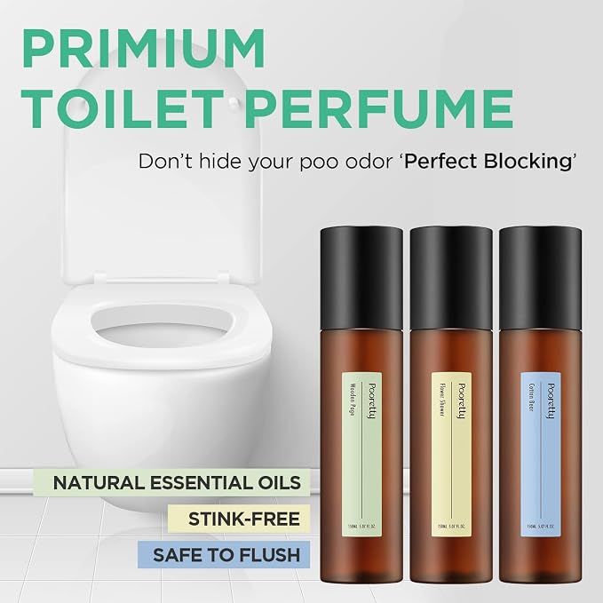 Pre-Poop Aromatic Bathroom Toilet Spray, Potty Deodorizer, Neutralize Bad Odors - Image 2